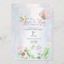 Search for love bug birthday invitations Watercolor