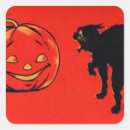 Search for cat pumpkin stickers Vintage
