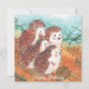 Search for hedgehog birthday cards Animal