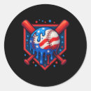 Search for patriotic baseball stickers Veteran
