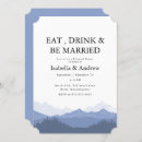 Search for eat drink and be married invitations Elegant