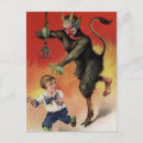 Search for vintage krampus postcards Devil
