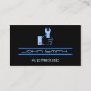 Search for carbon fibre business cards Mechanic