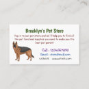 Search for german shepherd business cards Pets