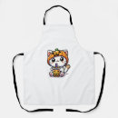 Search for black tea aprons Kitten