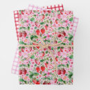 Search for pink gingham wrapping paper Strawberry