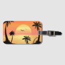 Search for palm tree luggage tags Tropical