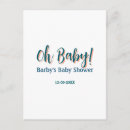 Search for shower blue postcards Oh baby
