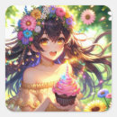 Search for large birthday stickers Flowers