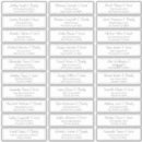 Search for clear address stickers White