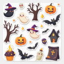 Search for pumpkin character stickers Halloween
