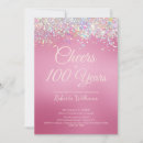 Search for one hundreth invitations Pink