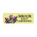 Search for lilac flower return address labels Lilacs