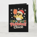 Search for pickleball christmas cards Santa