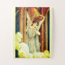 Search for antique angel puzzles Religious