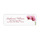 Search for purple orchid return address labels Elegant