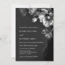 Search for black white and silver wedding invitations Flowers