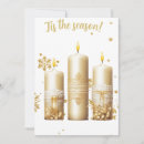 Search for candle christmas cards Gold
