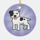 Search for staffordshire bull terrier christmas tree decorations Cute