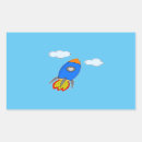 Search for cartoon rockets stickers For kids