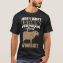 Search for wombat tshirts Animal