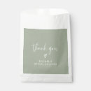 Search for paper favour bags Sage green
