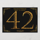 Search for 42nd birthday invitations Elegant