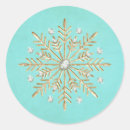 Search for retro snowflakes stickers Gold