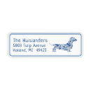 Search for dachshunds return address labels Whimsical