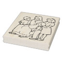 Search for children rubber stamps Illustration