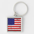 Search for distressed american flag key rings United states