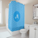 Search for blue wave shower curtains Modern