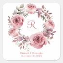 Search for pink rose wedding stickers Rehearsal dinner