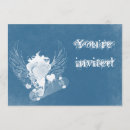 Search for angel wings invitations Blue