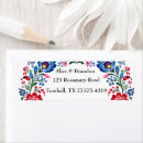 Search for folk return address labels Blue