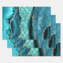 Search for turquoise and gold wrapping paper Teal