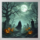 Search for halloween graveyard posters Moon