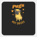 Search for funny pug stickers Kawaii