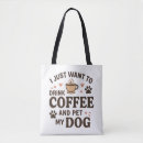 Search for dog tote bags Black and white