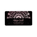 Search for shiny return address labels Black