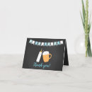 Search for beer thank you cards Beer baby shower