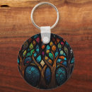 Search for glass mosaic key rings Stained