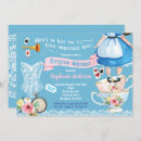 Search for mad hatter bridal shower invitations Tea party