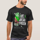 Search for bile duct cancer tshirts Green