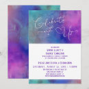 Search for multicolor hearts invitations Colourful