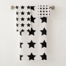 Search for black and white christmas bath towels Stars