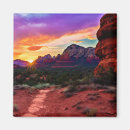 Search for red sunset magnets Arizona