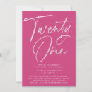 Search for 21st invitations Minimalist