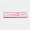Search for pink name plates Elegant