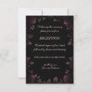 Search for burgundy wedding reception invitations Chic